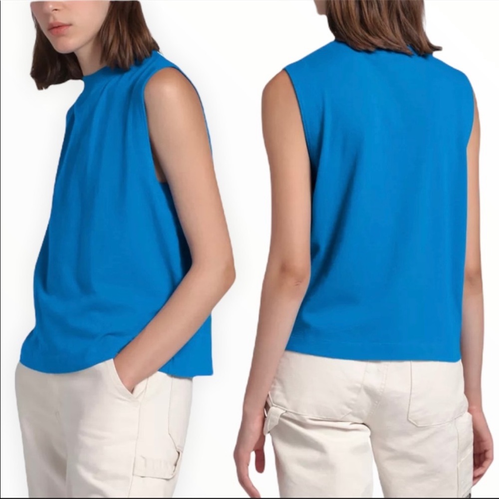 NWT The North Face Woodside Hemp Tank Clear Lake Blue - Picture 1 of 10
